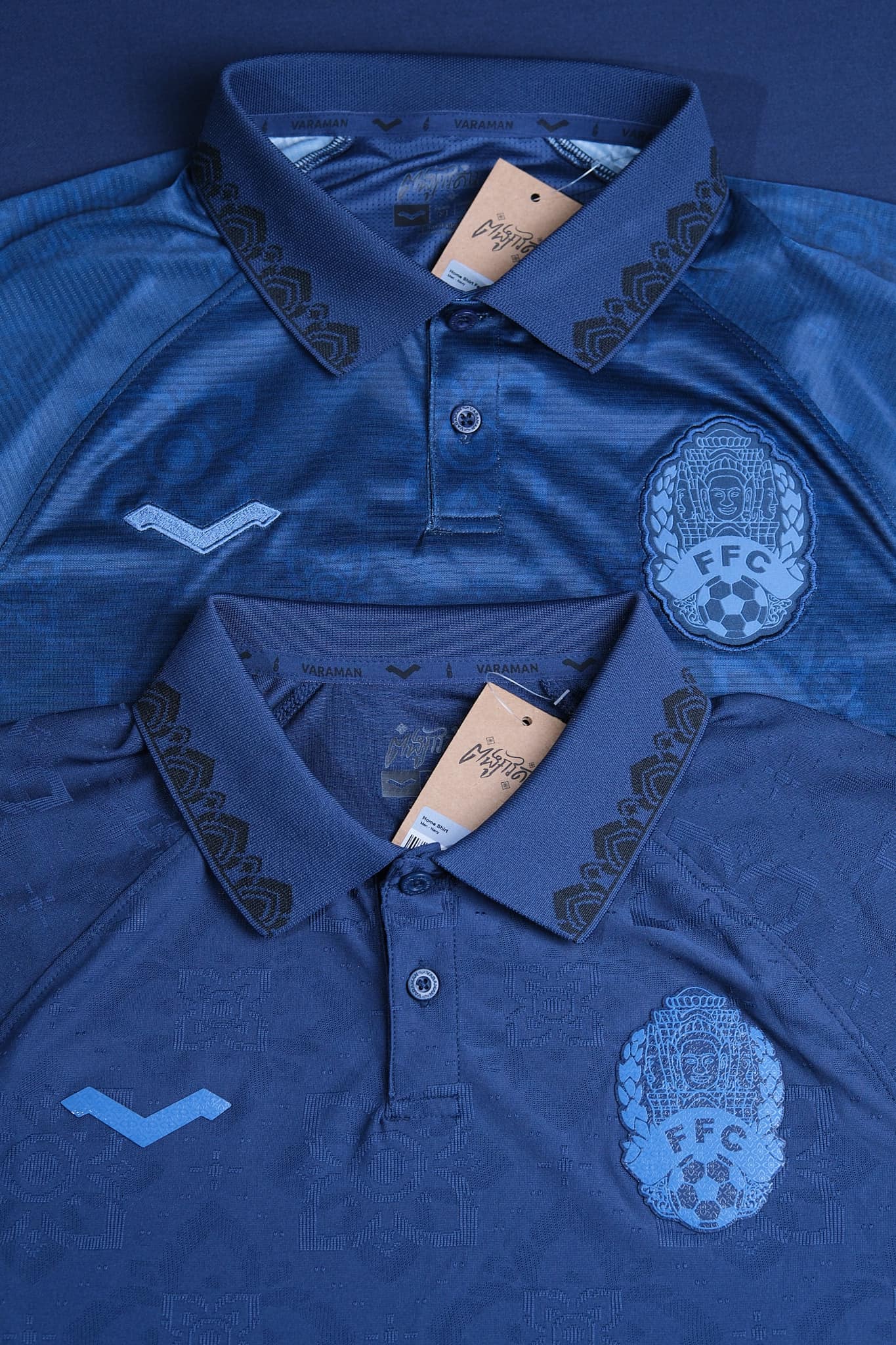 Maillot officiel du Cambodge 2024/2025 - Bleu Navy Domicile (Homme - Fan)