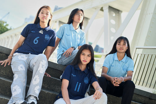 Maillot officiel du Cambodge 2024/2025 - Bleu Ciel Extérieur (Femme - Fan)