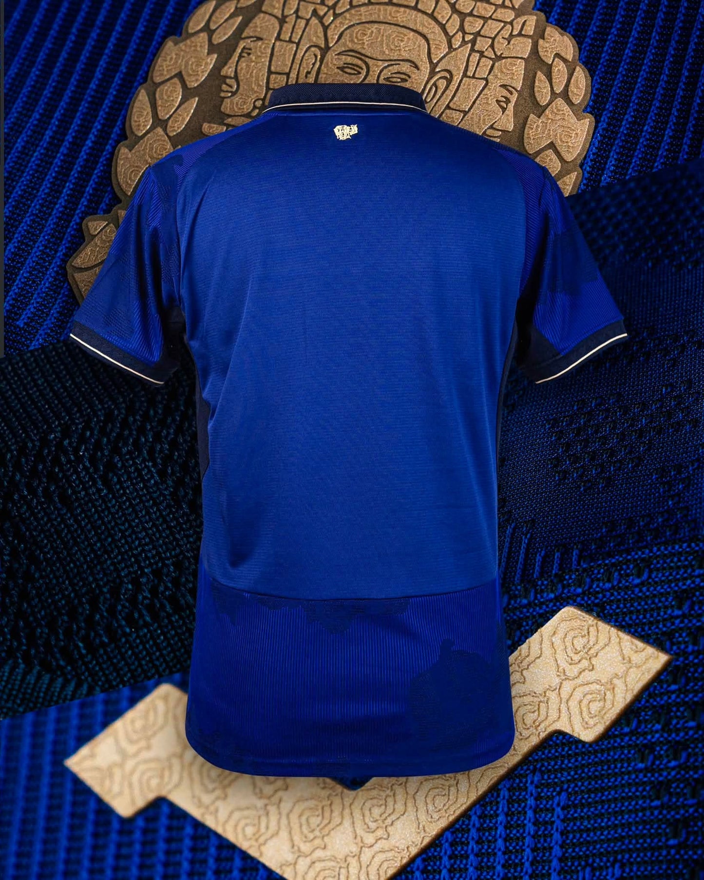 Maillot officiel du Cambodge 2026/2027 - Bleu Domicile (Homme - Player)