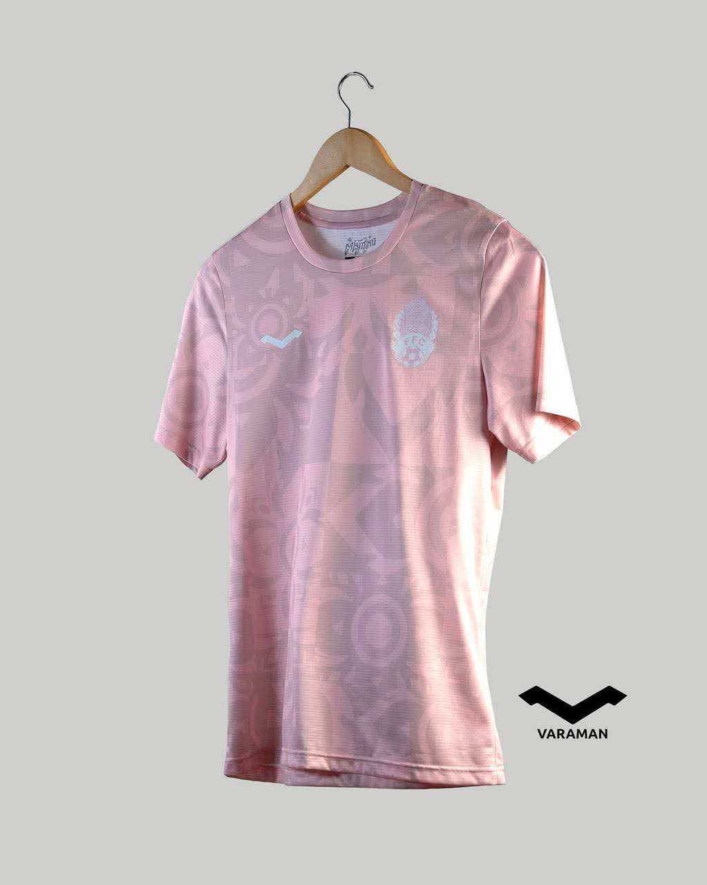 Maillot d'entraînement Equipe nationale de Football du Cambodge 2024/25 - Rose pastel